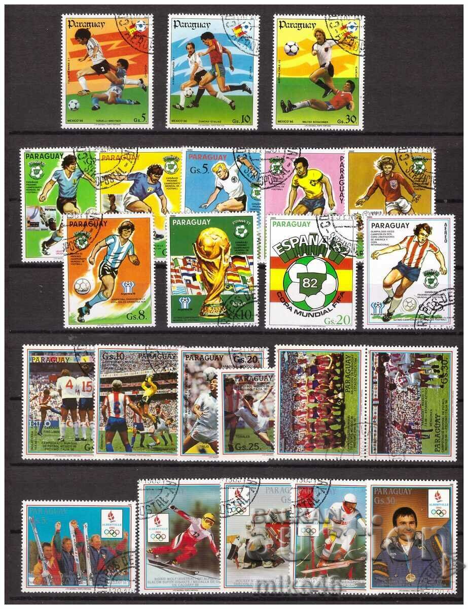 PARAGUAY Football and Olympics 4 series S.T.O.