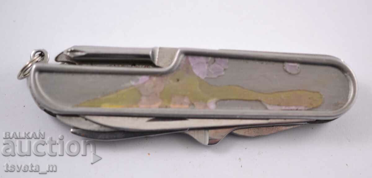 Pocket knife with 9 tools - for repair or parts