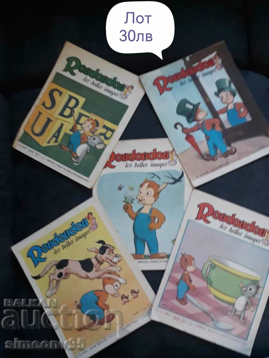 Old comic book magazines