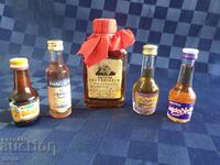 Lot of collectible mini bottles - unprinted