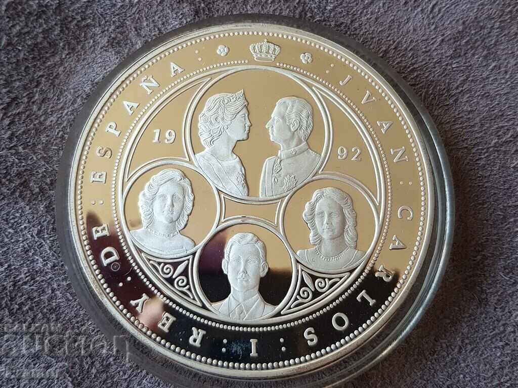 5 OZ 10000 песети 1992 Испания 500 г. откриването на Америка - 5 5 OZ 10000 песети 1992 Испания 500 г. откриването на Америка - 5