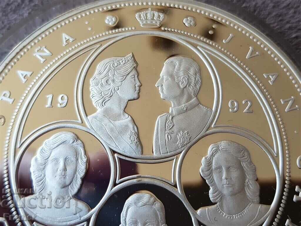 5 OZ 10000 песети 1992 Испания 500 г. откриването на Америка - 7 5 OZ 10000 песети 1992 Испания 500 г. откриването на Америка - 7