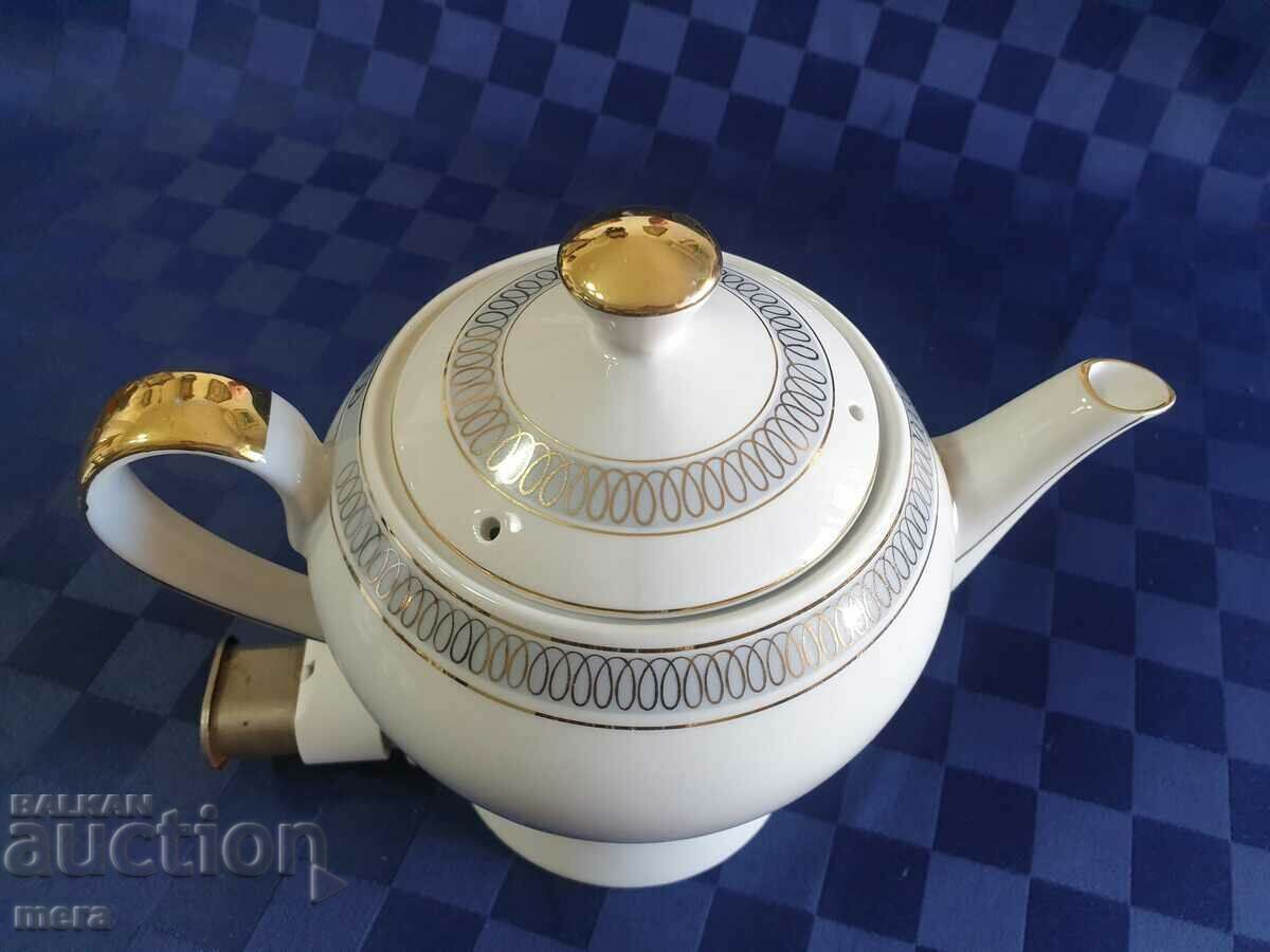 Porcelain electric German kettle, teapot with price 65.00 BGN | € 33.23 Porcelain electric German kettle, teapot with price 65.00 BGN | € 33.23