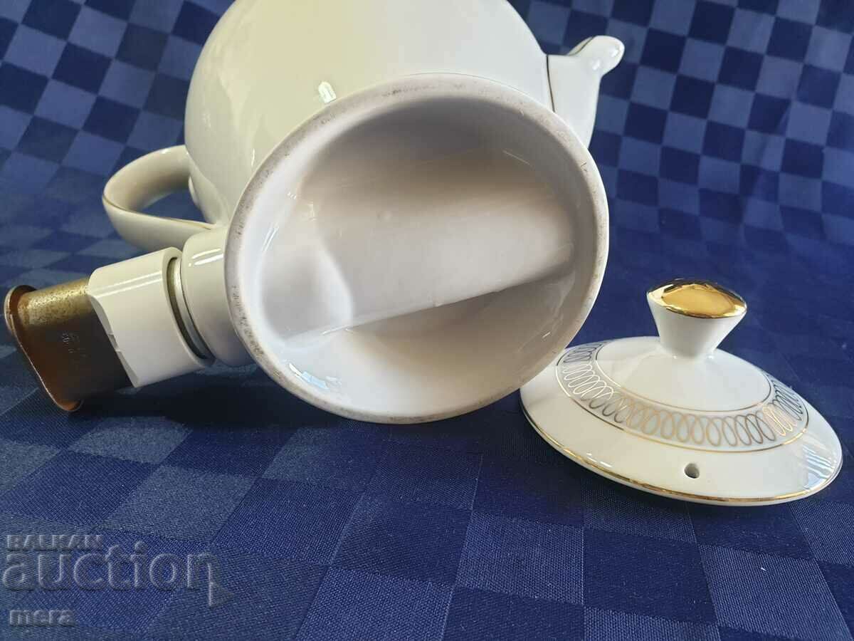 Porcelain electric German kettle, teapot - 5 Porcelain electric German kettle, teapot - 5