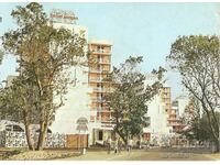 Old card - Albena, Hotel "Boryana"
