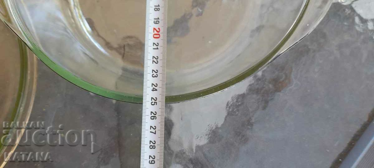 Auction Jena glass bowl with lid Auction Jena glass bowl with lid