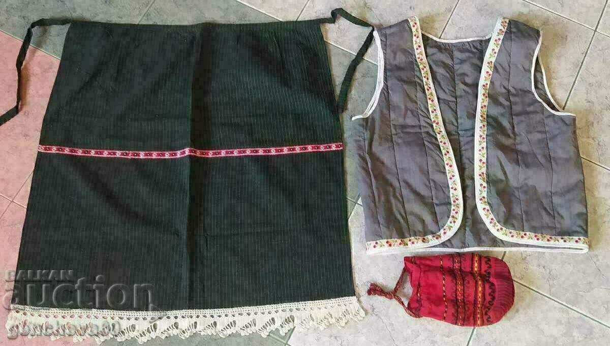 Șorț autentic și geantă