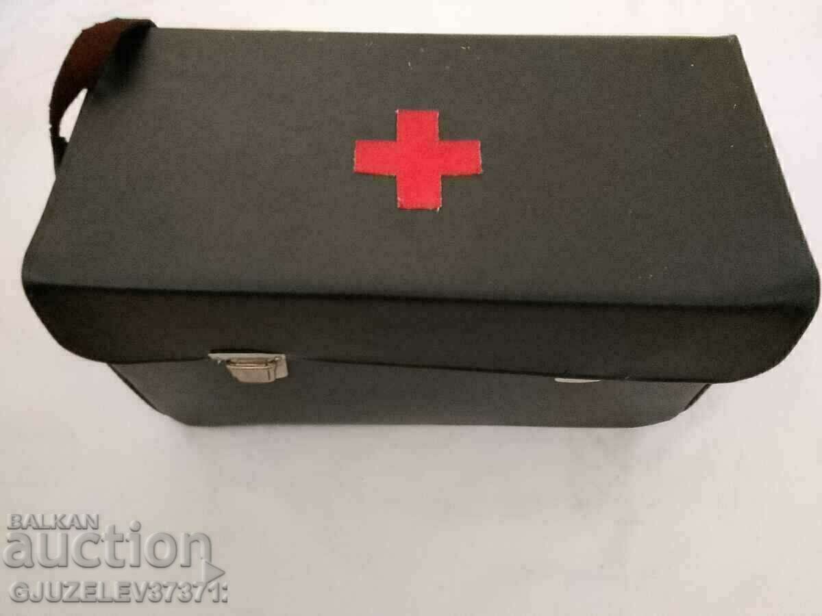 Geantă medicală retro Doctor aspect autentic - 6