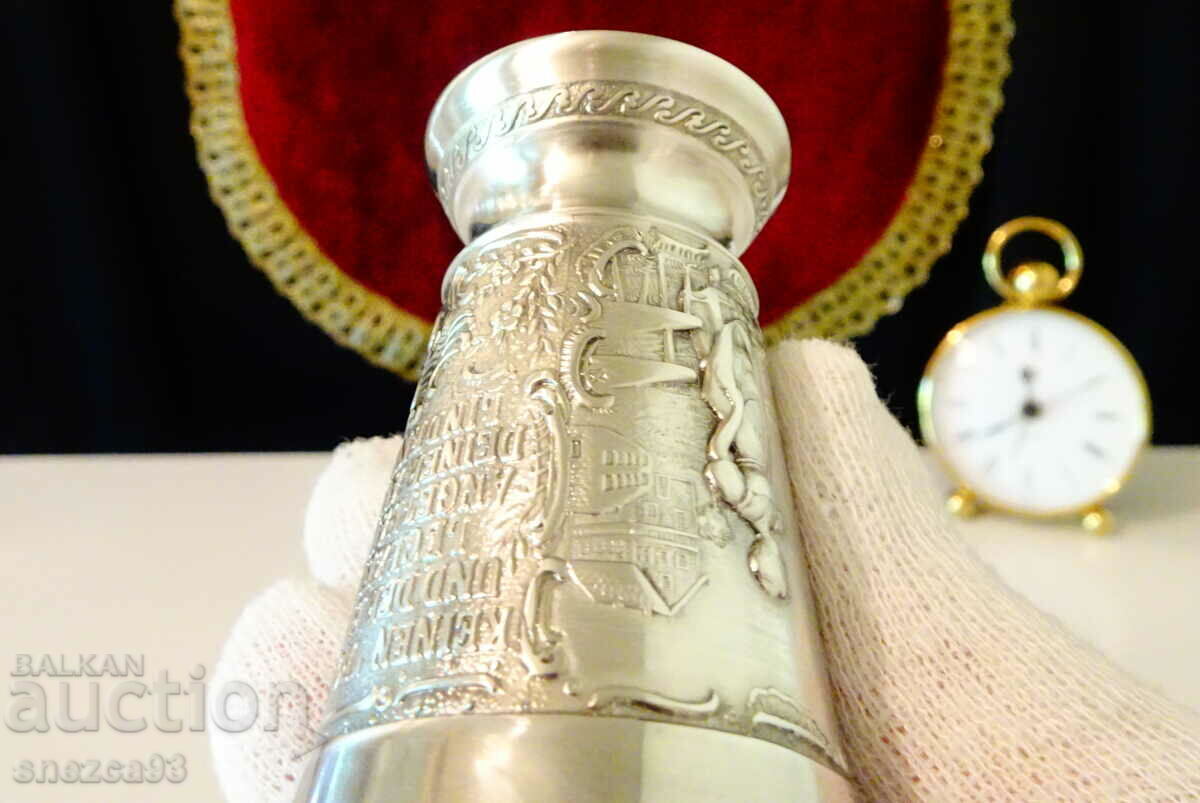 Tin cup "Die Lindenwirtin" - 5 Tin cup "Die Lindenwirtin" - 5