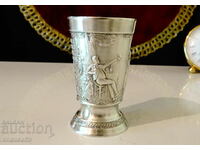 Tin cup "Die Lindenwirtin"