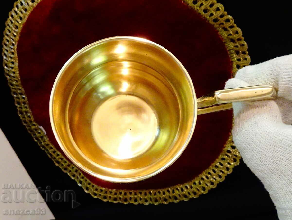 Bronze mug, British India mug, marked. - 5 Bronze mug, British India mug, marked. - 5