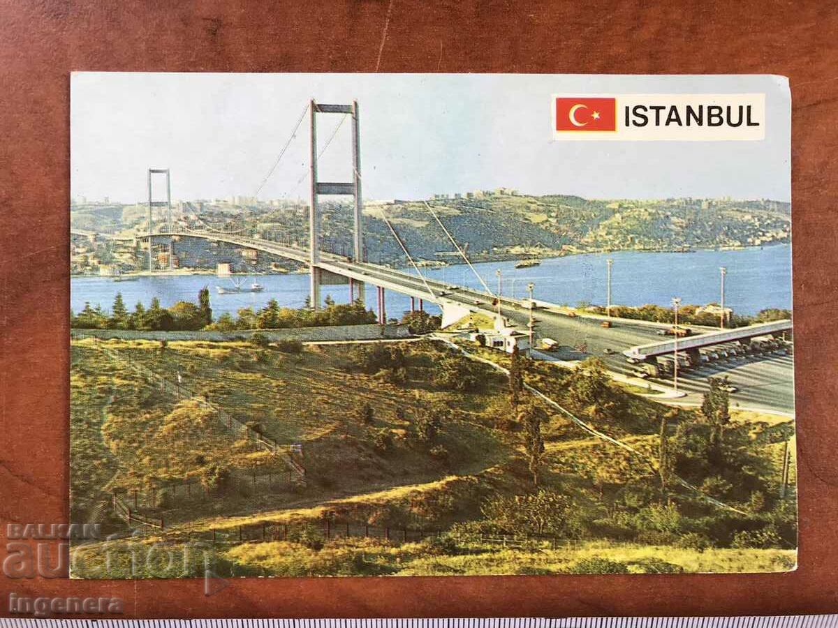 POSTAL CARD - ISTANBUL FROM THE 60'S