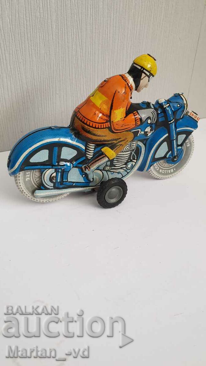 Auction OLD TIN TOY MOTORCYCLE Auction OLD TIN TOY MOTORCYCLE
