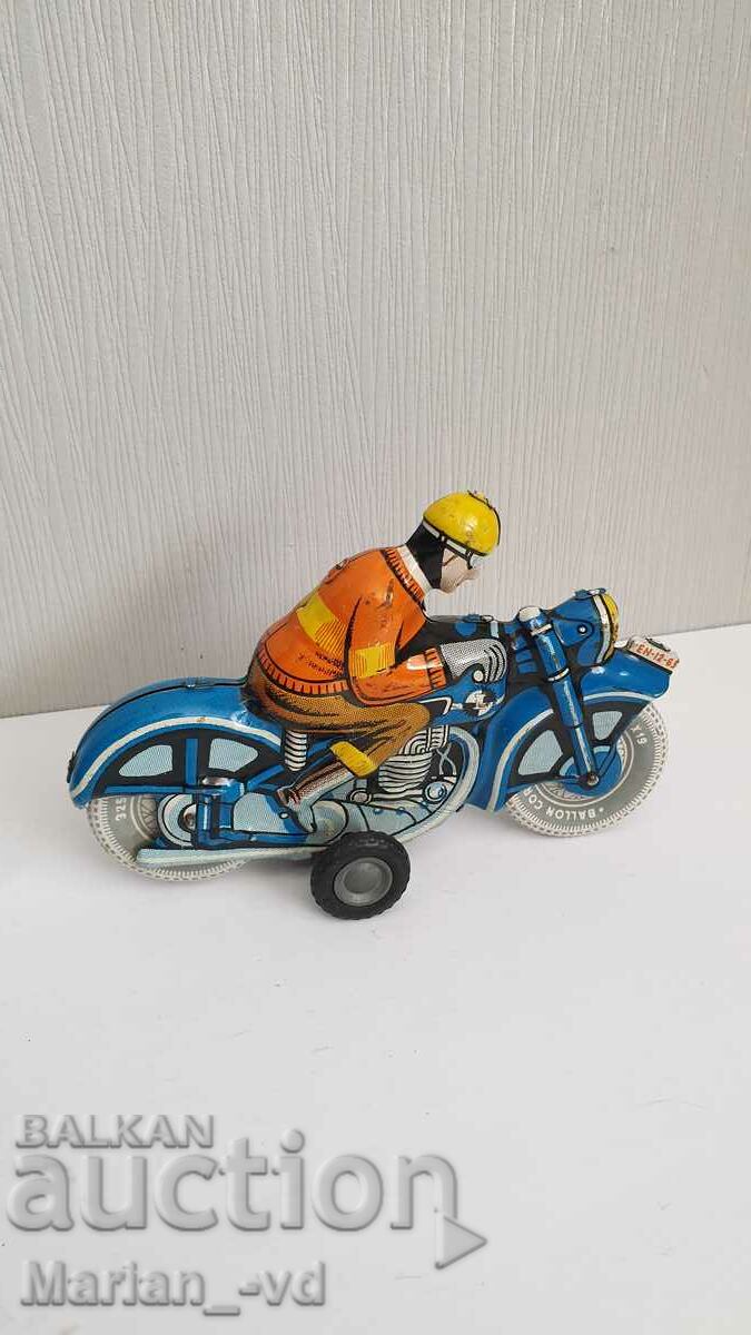 OLD TIN TOY MOTORCYCLE