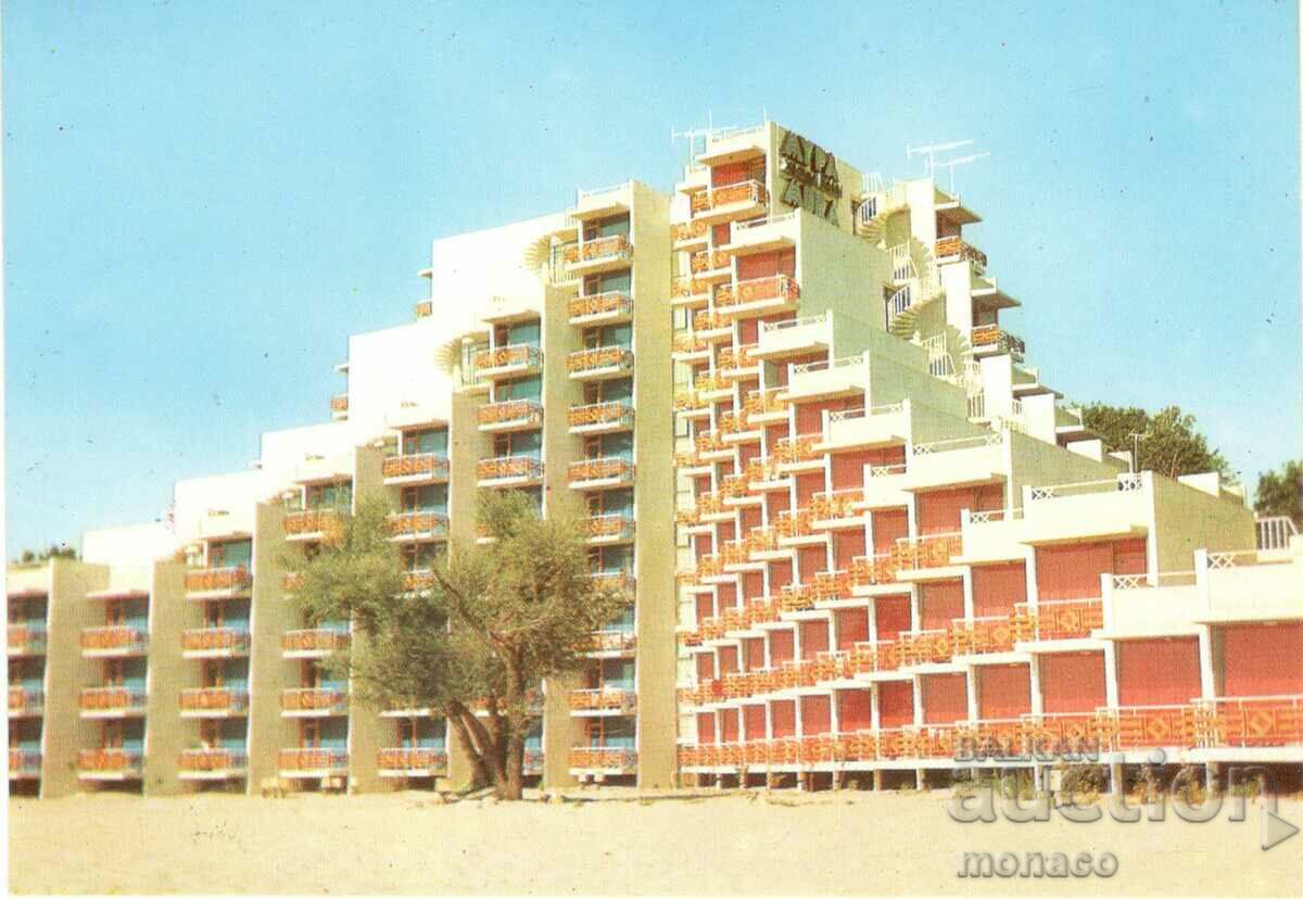 Old card - Albena, Hotel "Mura"