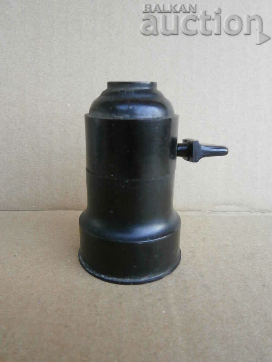 Socket with key Bakelite lamp lantern lampshade 1921