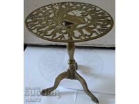 Small brass table