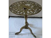 Small brass table