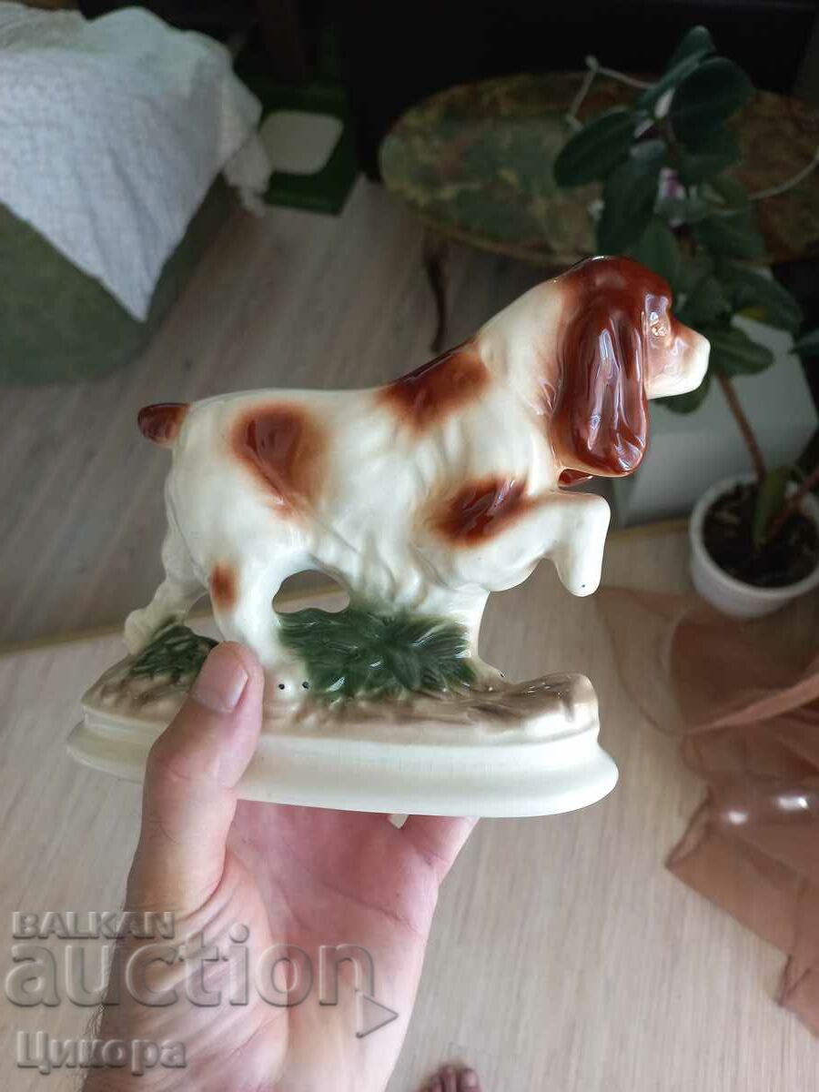 UNIQUE PORCELAIN DOG FIGURE STATUETTE with price 220.00 BGN | € 112.48