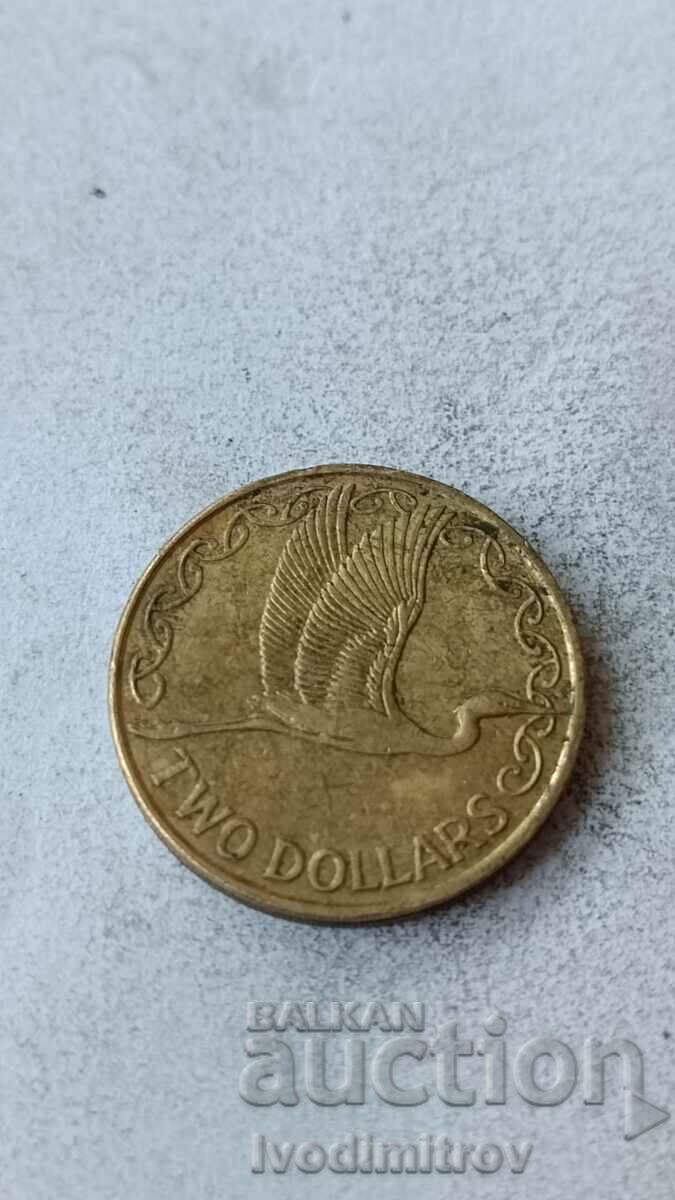 New Zealand 2 dollars 2011