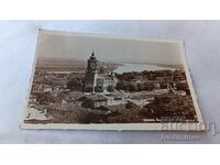 Postcard Svishtov General view with the Cathedral 1935