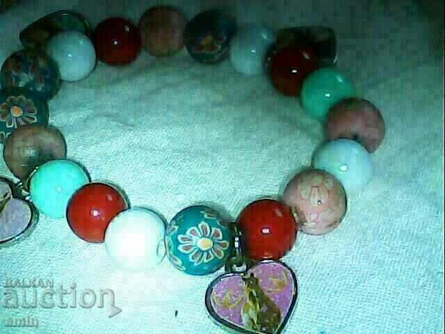 a beautiful marine necklace is a natural coral turquoise bracelet with price 12.00 BGN | € 6.14