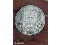 100 leva 1934 silver
