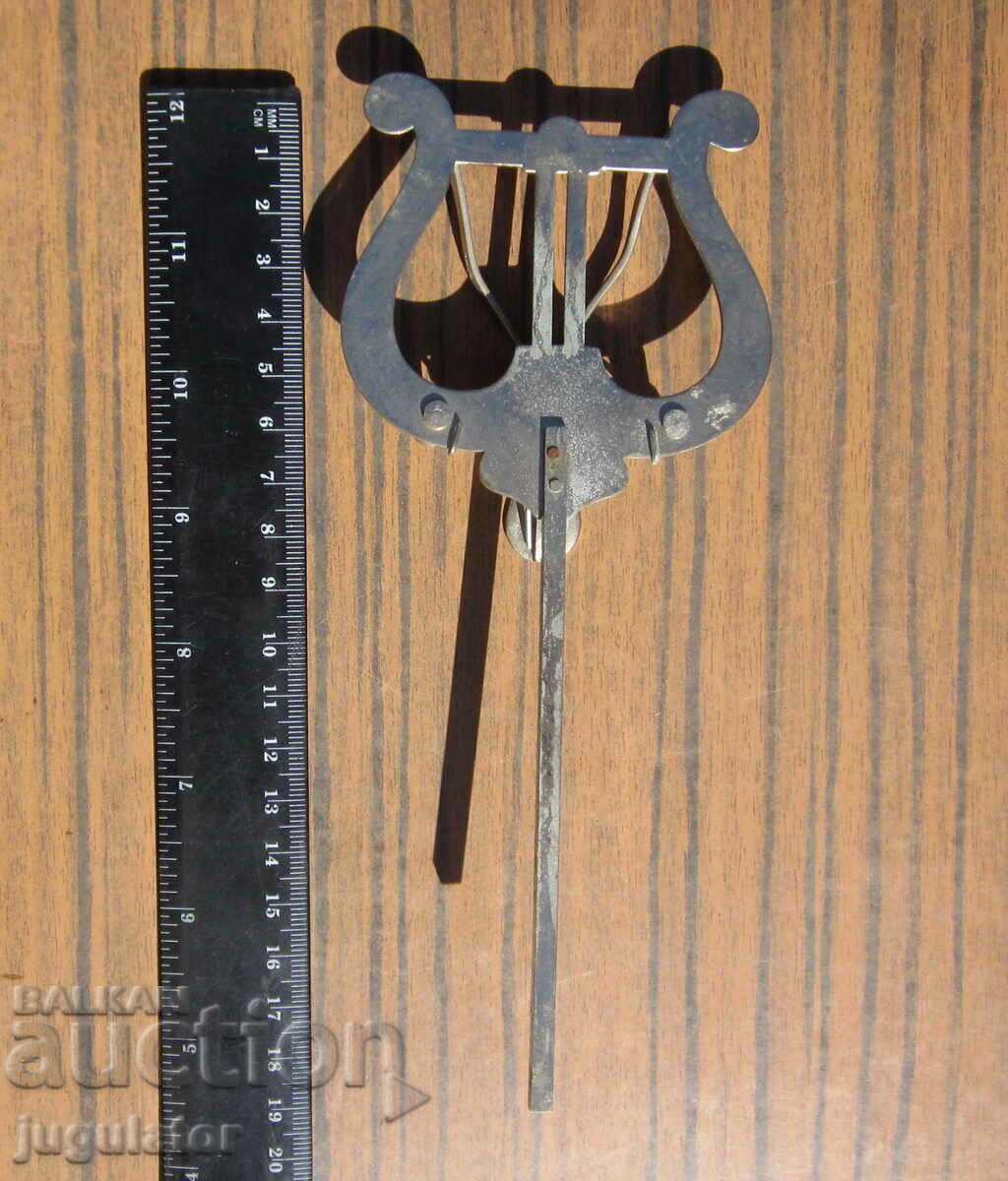 Auction old metal stand stand with music clip Auction old metal stand stand with music clip