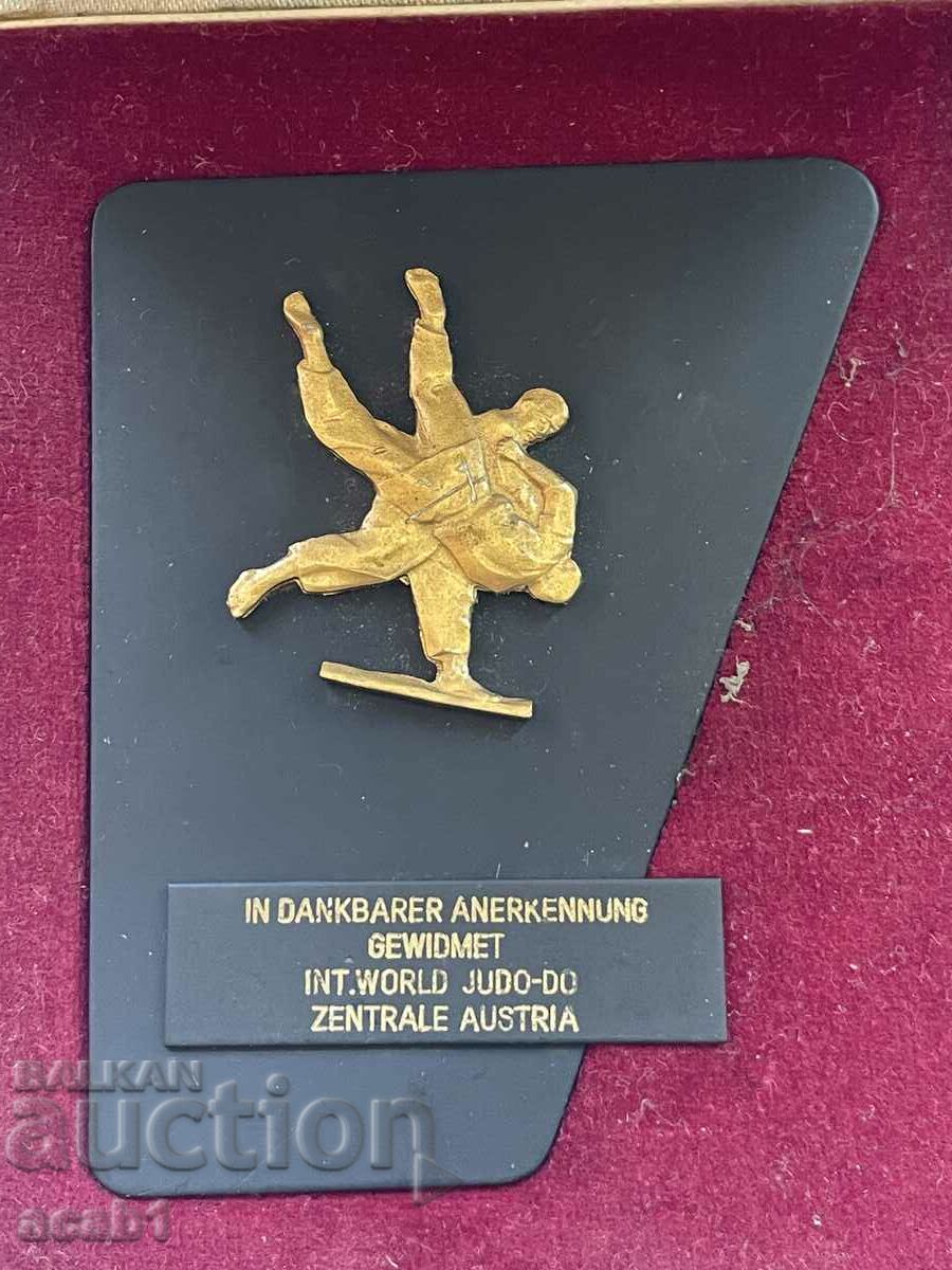 Παράδοση Μετάλλιο τζούντο και φωτογραφία από διεθνή διαγωνισμό Παράδοση Μετάλλιο τζούντο και φωτογραφία από διεθνή διαγωνισμό