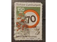 Σφραγίδα οδικών πινακίδων Τουρκίας 1987