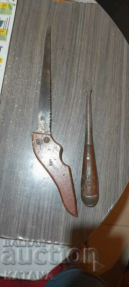 Old screwdriver + saw REDUCE!!!