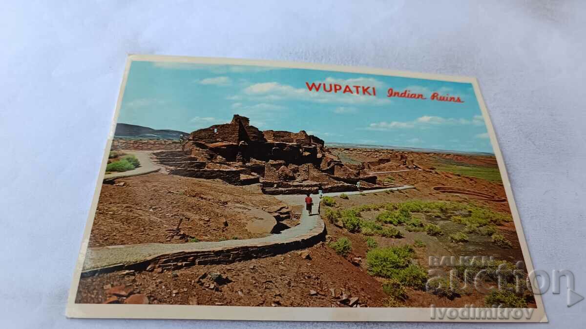 Wupatki Indian Ruins 1985 postcard