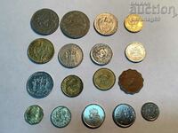 Lot of 17 coins from South and Central America
