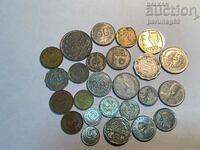 Лот 25 броя монети от Азия
