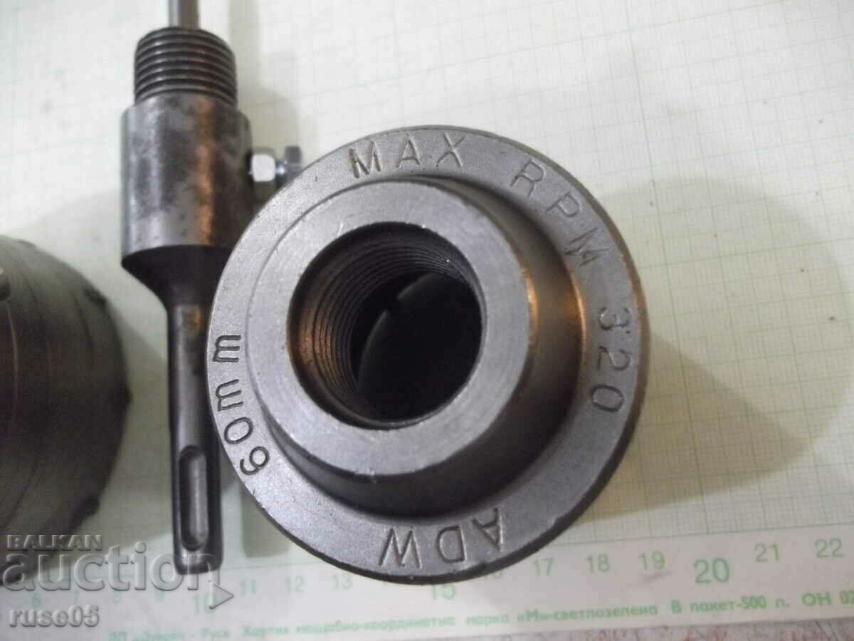 Set of 2 ( 60 - 80 mm. ) drill bits for concrete new - 6