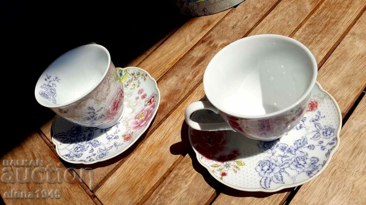 Two coffee sets