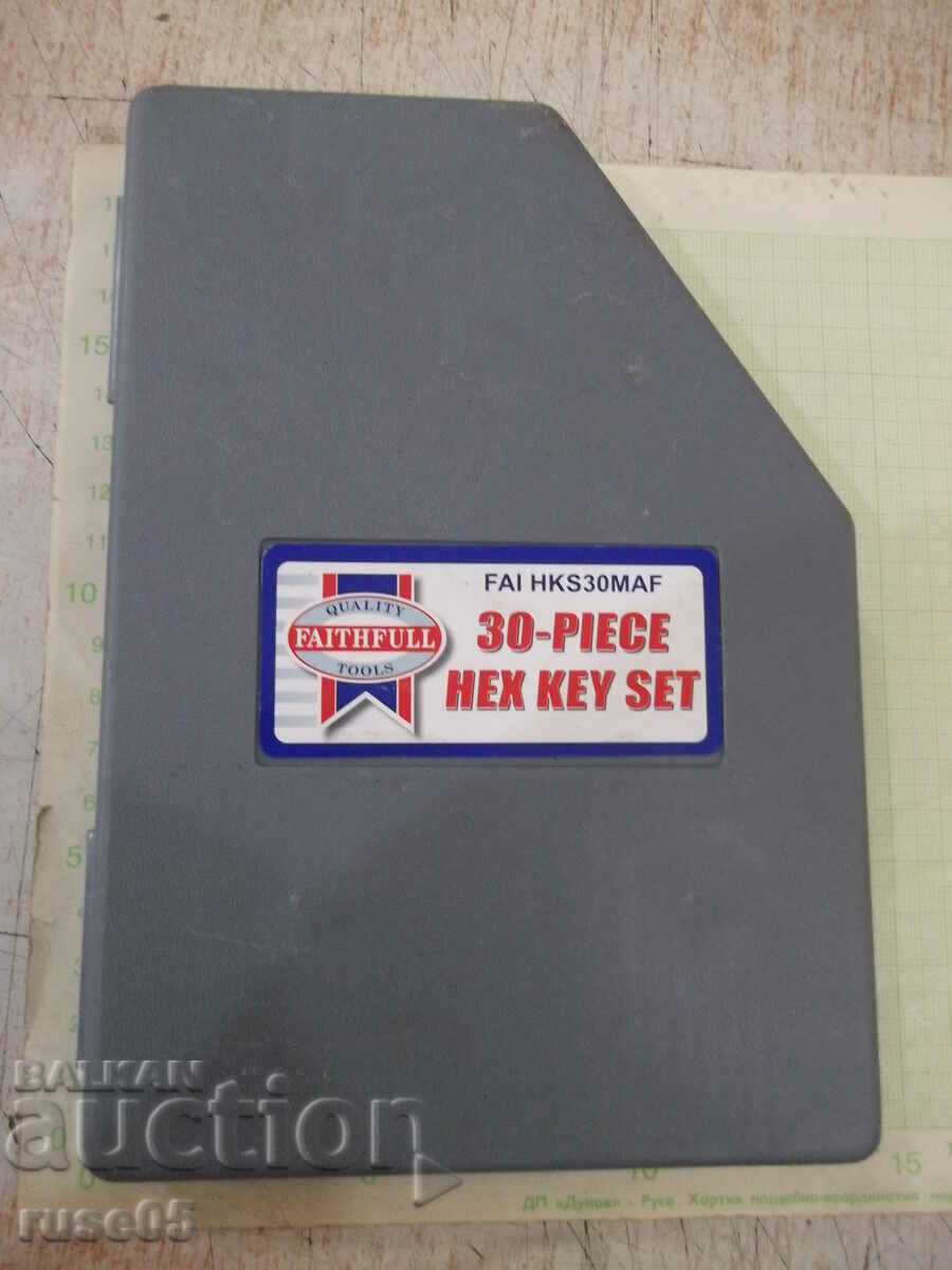 "FIATHFULL" set of 30 pcs. hexagon - 7 "FIATHFULL" set of 30 pcs. hexagon - 7