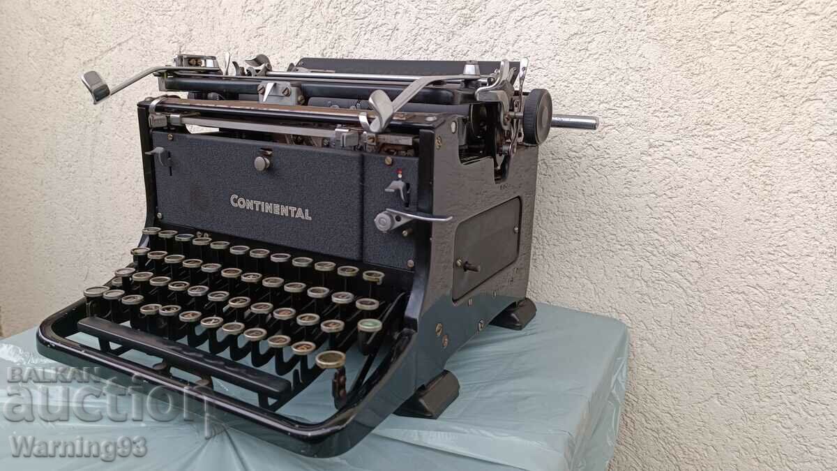 Old Continental γραφομηχανή - Κατασκευάστηκε στη Γερμανία - 1954 με τιμή € 180.00 | 352.05 BGN