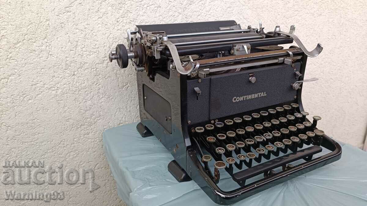 Δημοπρασία Old Continental γραφομηχανή - Κατασκευάστηκε στη Γερμανία - 1954