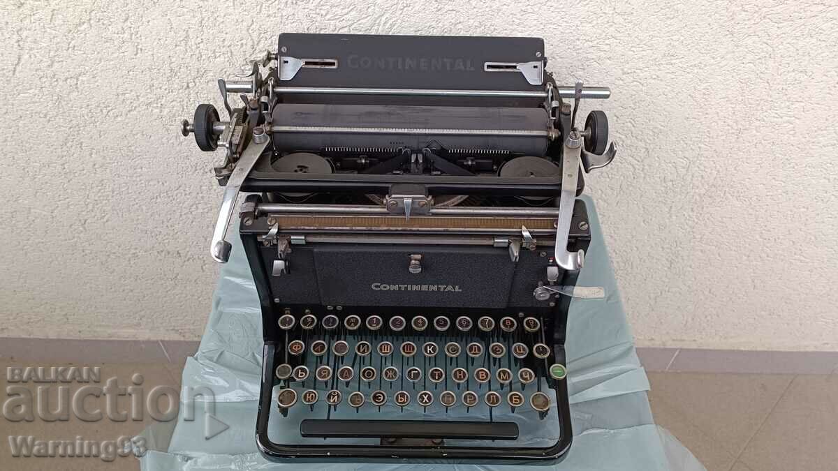 Delivery of Old Continental typewriter - Made in Germany - 1954 Delivery of Old Continental typewriter - Made in Germany - 1954