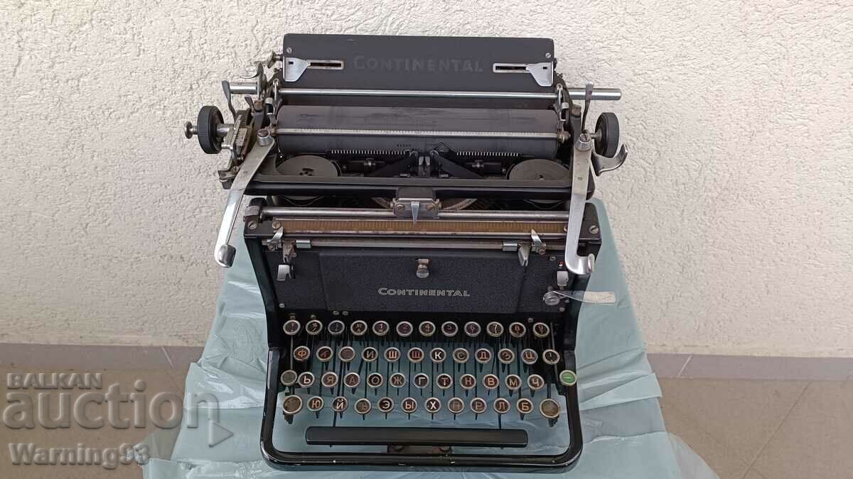 Παράδοση Old Continental γραφομηχανή - Κατασκευάστηκε στη Γερμανία - 1954
