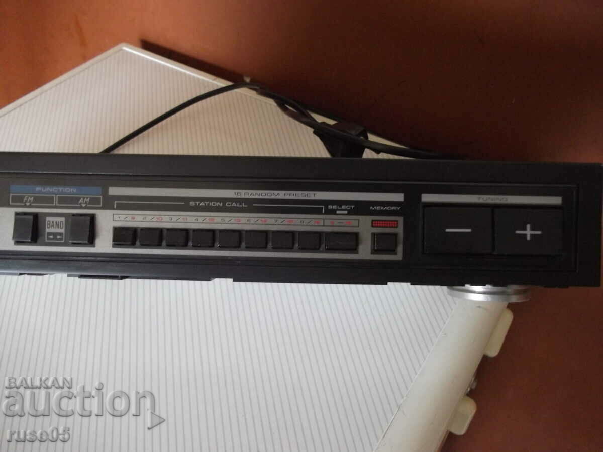 Auction  Radio tuner digital "SYNTHESIZER TUNER-PIONEER-TX-1060" working