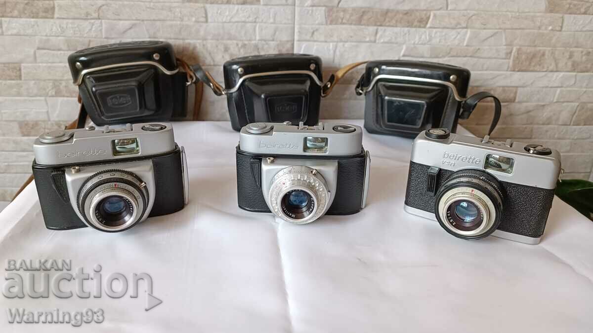 Комплект три броя стари немски фотоапарати -Beier -от 70-80г