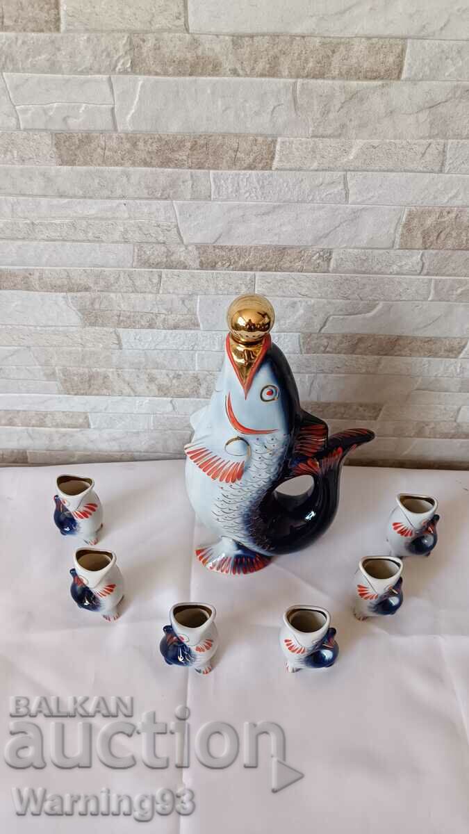 Brandy service - 7 pieces - Gorodnitsky porcelain factory - 5 Brandy service - 7 pieces - Gorodnitsky porcelain factory - 5