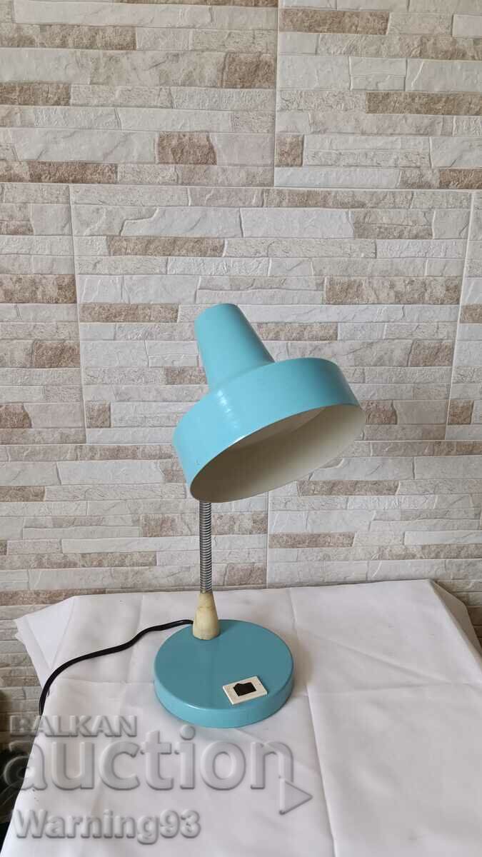 Μεταλλικό βιομηχανικό φωτιστικό γραφείου - τραπέζι #10 - Αντίκα - 6