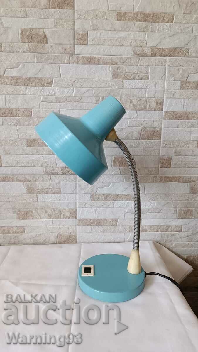 Μεταλλικό βιομηχανικό φωτιστικό γραφείου - τραπέζι #10 - Αντίκα