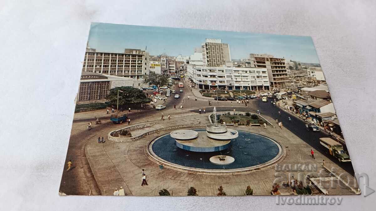 Пощенска картичка Nigeria Lagos Tinubu Square 1970