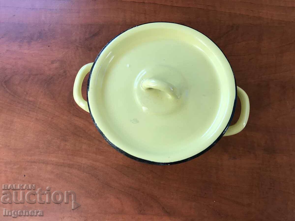 THE POT AN ENAMEL POT FROM 1974 THE POT with price 17.00 BGN | € 8.69