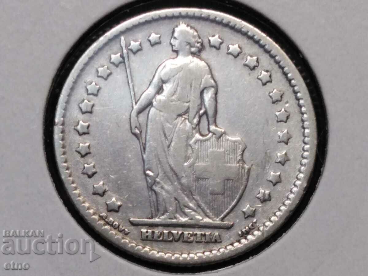 1 franc 1907, Switzerland, SILVER 0.835, COIN with price 20.00 BGN | € 10.23 1 franc 1907, Switzerland, SILVER 0.835, COIN with price 20.00 BGN | € 10.23