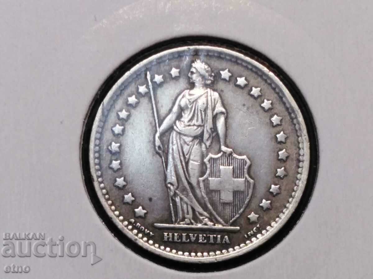 1 franc 1944, Switzerland, SILVER 0.835, COIN with price 20.00 BGN | € 10.23 1 franc 1944, Switzerland, SILVER 0.835, COIN with price 20.00 BGN | € 10.23